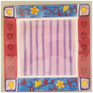 Serving plate Artist Tracy Flickinger 9.25"